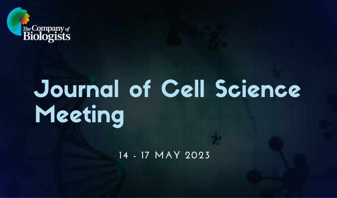 Banner do evento Journal of Cell Science Meeting 2023