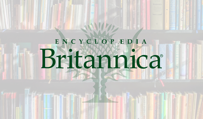 Uncanny Valley: logo da editora Britannica